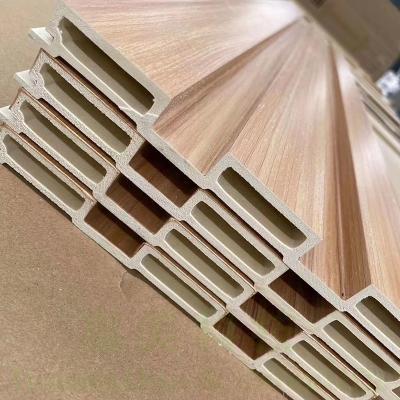 interior plastic composite fluted covering board wainscoting vinyl timber decorativo 3d cladding wooden wpc wall panel