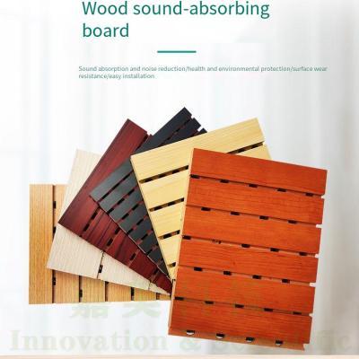Trough wood perforated sound-absorbing board, wood sound-absorbing board, sound absorption and noise reduction